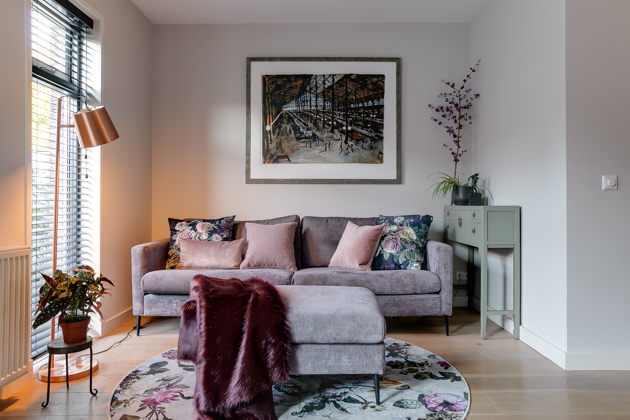 bloemen en roze pastels - interieur inspiratie romantische styling - bloemen - pastels - roze