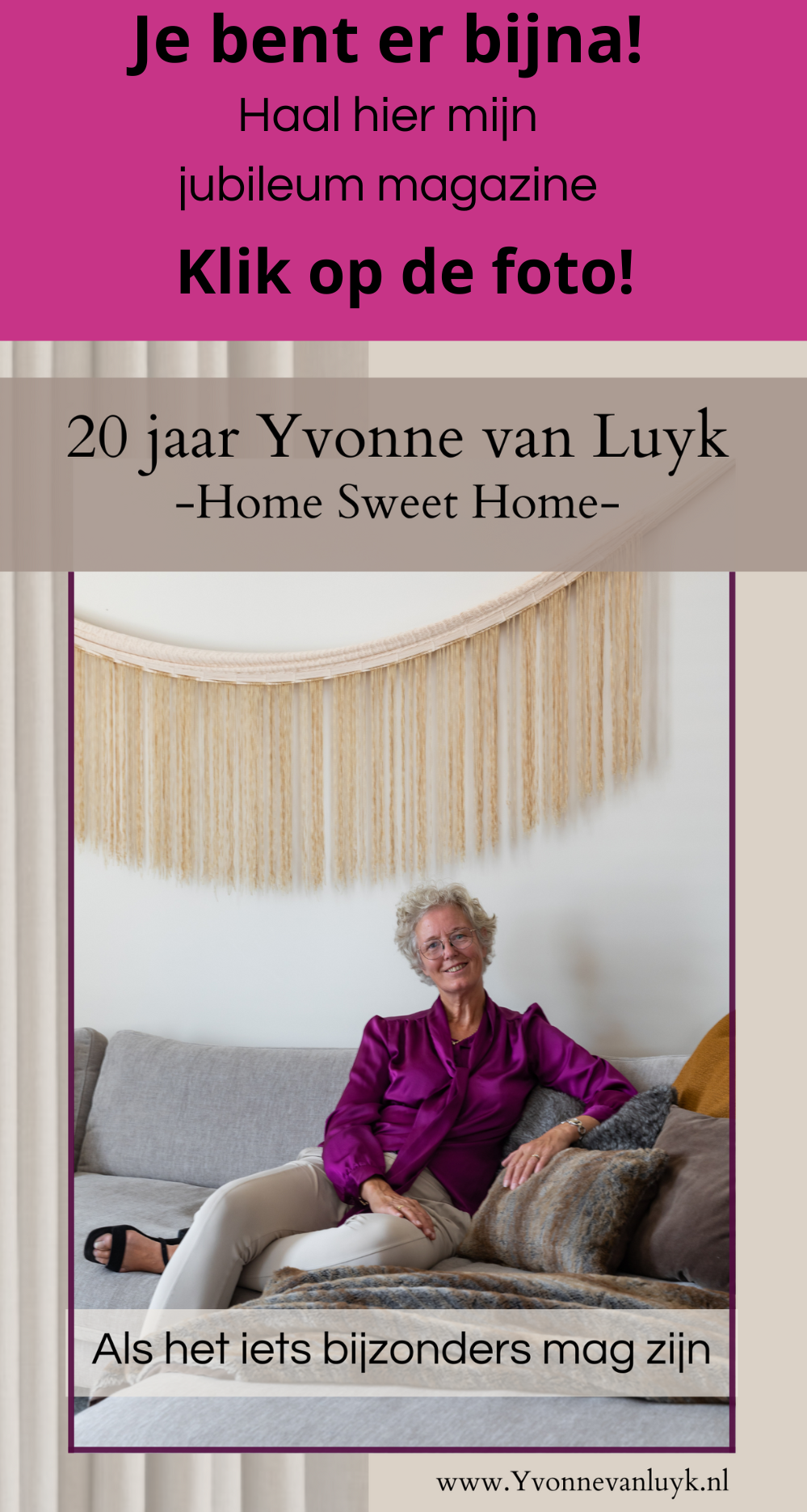 Jubileum magazine Yvonne van Luyk - Home Sweet Home